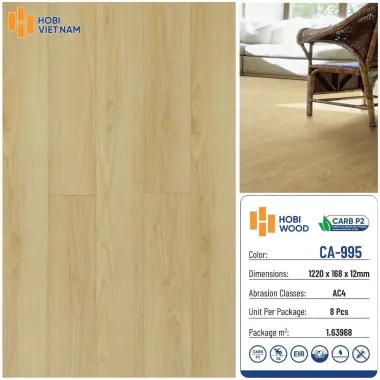 Sàn gỗ công nghiệp 12mm