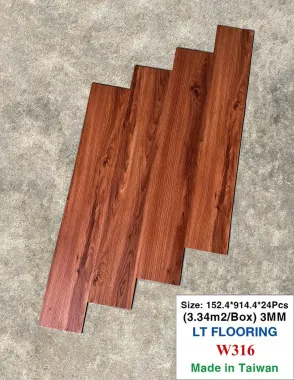 Sàn nhựa giả gỗ 3mm keo rời