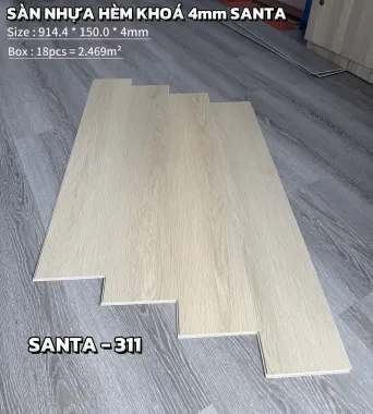 Sàn nhựa hèm khóa