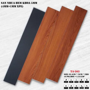 Sàn nhựa hèm khóa